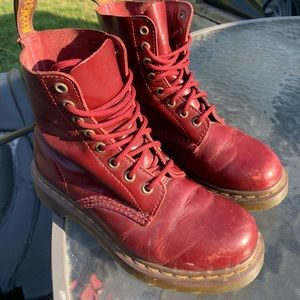 Dr. Martens Bright Cherry Red